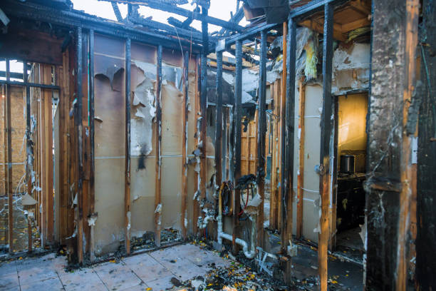 Professional Soot Cleanup technician working in Marseilles, IL